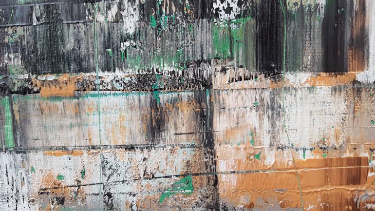Original Abstract Expressionism Abstract Painting by Parscha Mirghawameddin