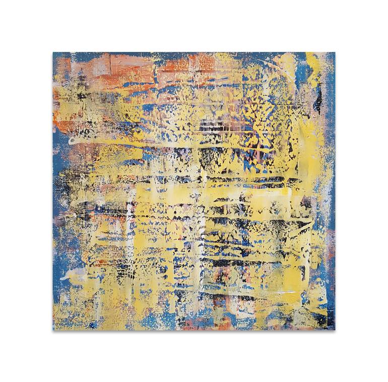 Original Abstract Expressionism Abstract Painting by Parscha Mirghawameddin