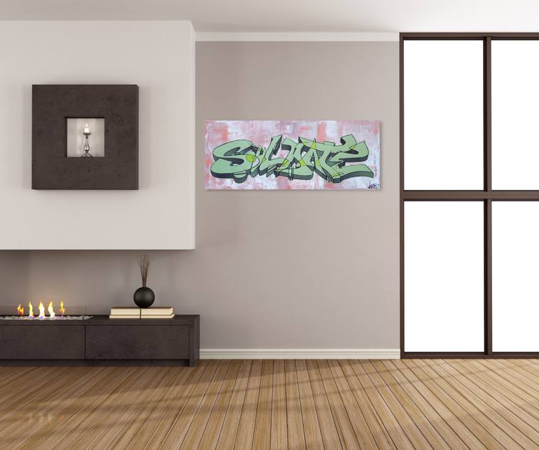 Original Street Art Graffiti Painting by Parscha Mirghawameddin