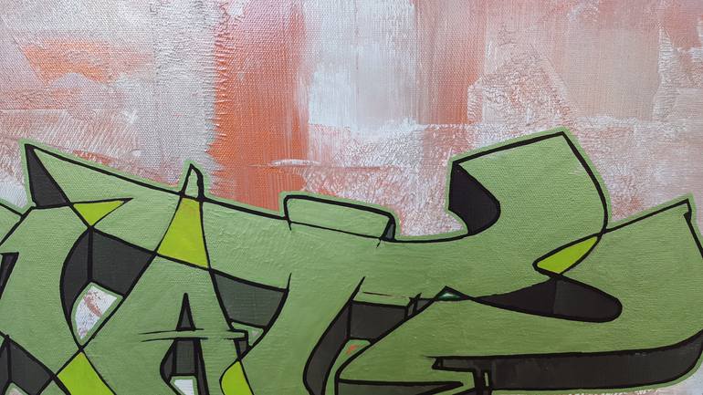 Original Street Art Graffiti Painting by Parscha Mirghawameddin
