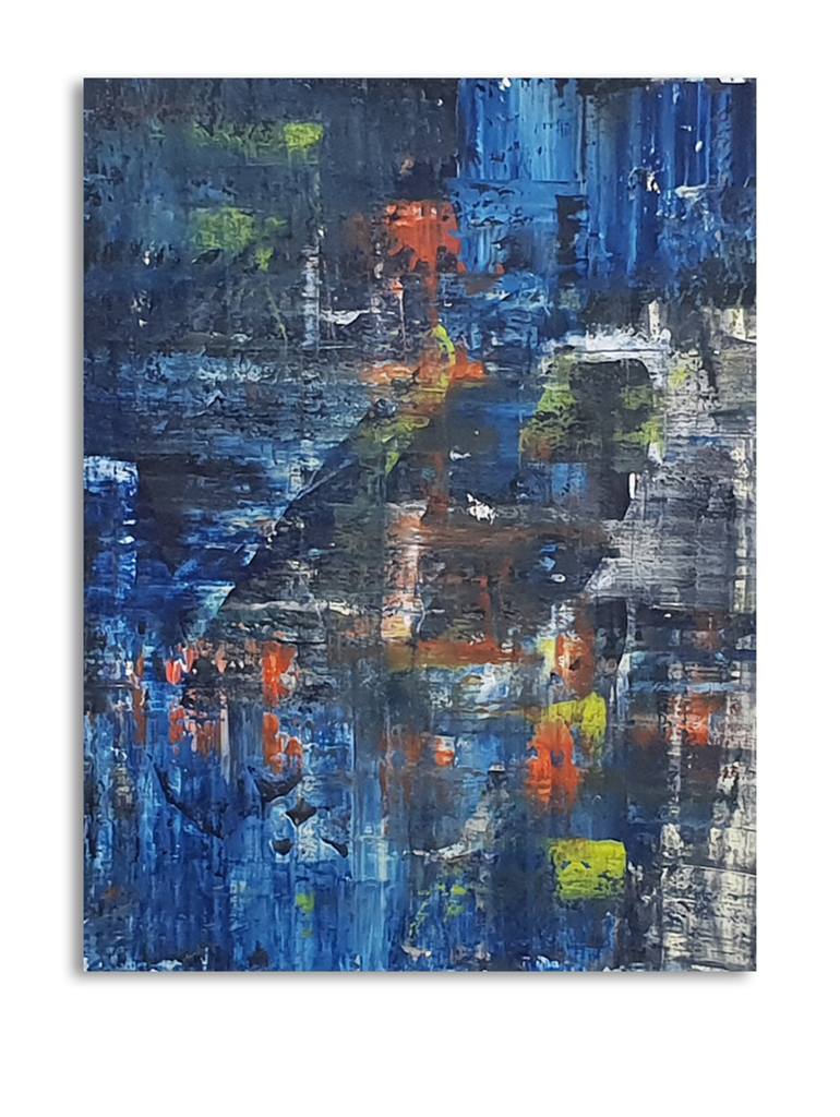 Original Abstract Painting by Parscha Mirghawameddin