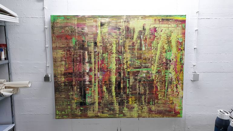 Original Abstract Painting by Parscha Mirghawameddin