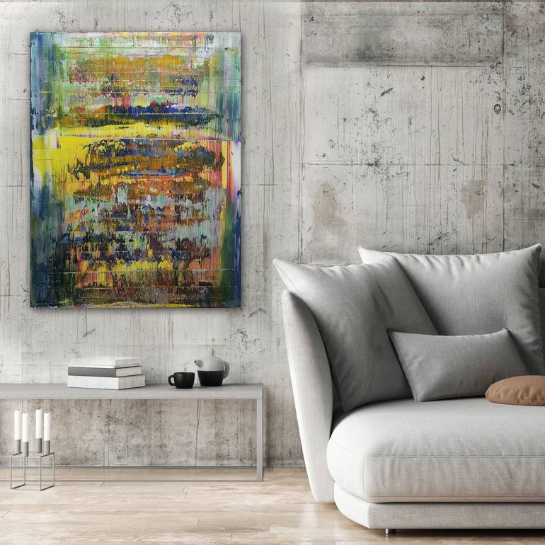 Original Abstract Painting by Parscha Mirghawameddin