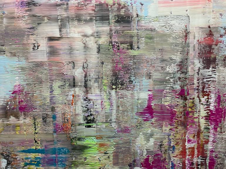 Original Abstract Expressionism Abstract Painting by Parscha Mirghawameddin