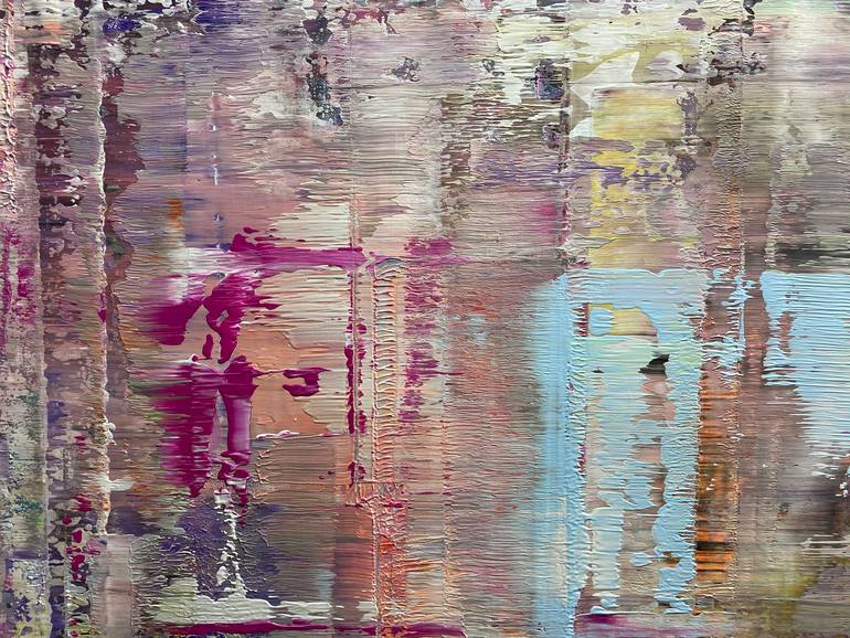 Original Abstract Expressionism Abstract Painting by Parscha Mirghawameddin