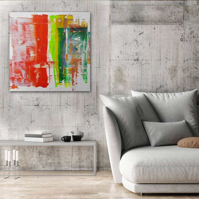 Original Fine Art Abstract Painting by Parscha Mirghawameddin