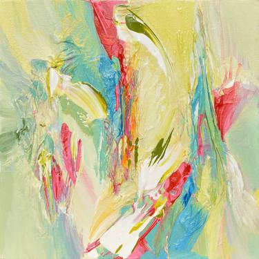 Original Abstract Aerial Paintings by Annie Clavel