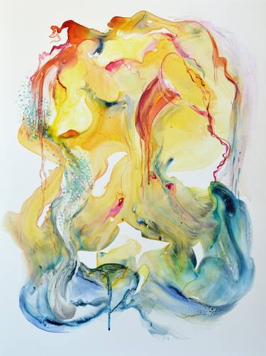 Original Abstract Paintings by Annie Clavel