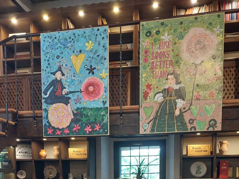 Original Figurative Men Painting by Fiorentina Giannotta