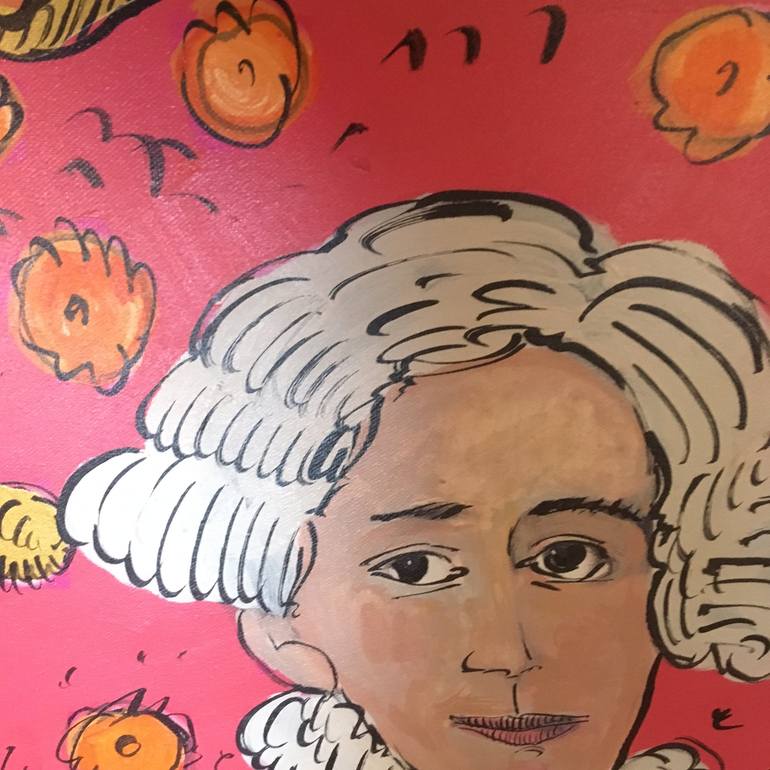 Original Pop Art Men Painting by Fiorentina Giannotta