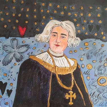 Original Portraiture Women Painting by Fiorentina Giannotta