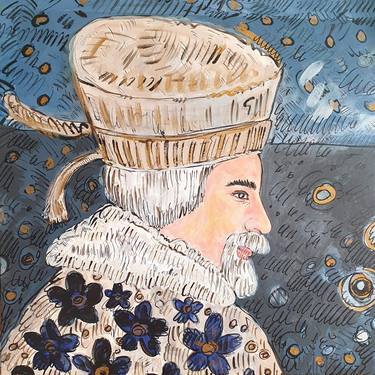Original Figurative Men Painting by Fiorentina Giannotta