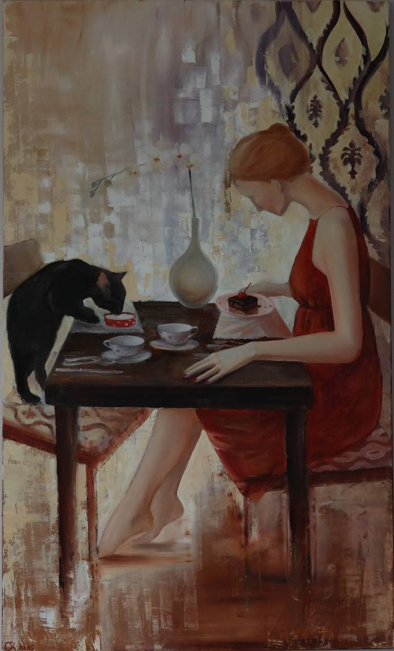 Original Figurative Animal Painting by Kassa Ro