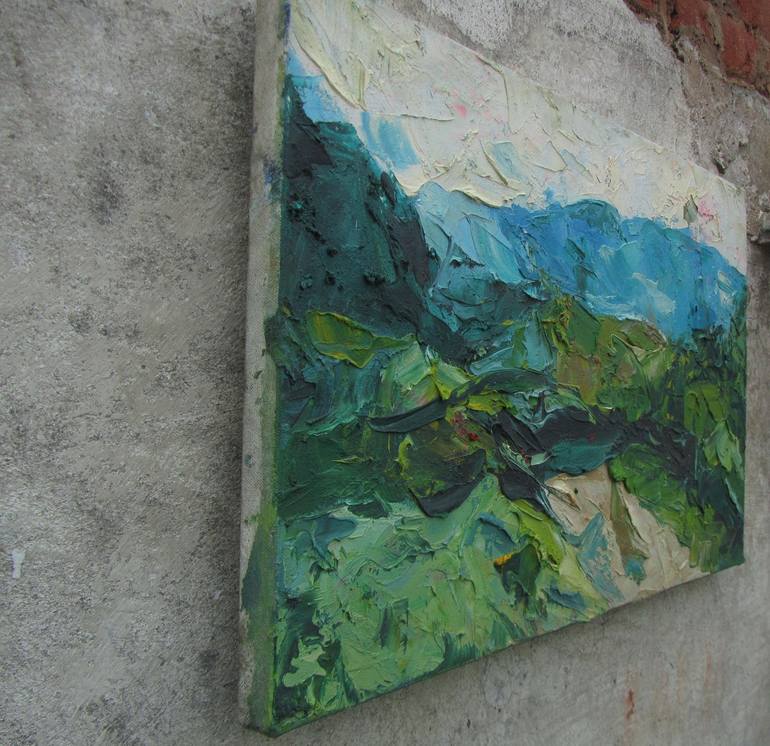 Original Abstract Landscape Painting by Prithvi Kumar