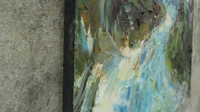 Original Abstract Landscape Painting by Prithvi Kumar