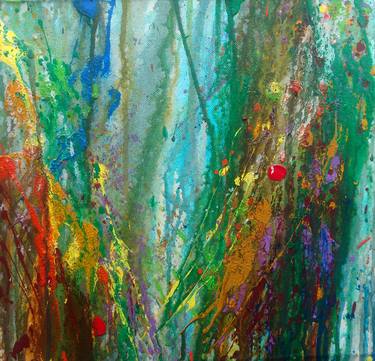 Original Abstract Expressionism Abstract Paintings by Prithvi Kumar