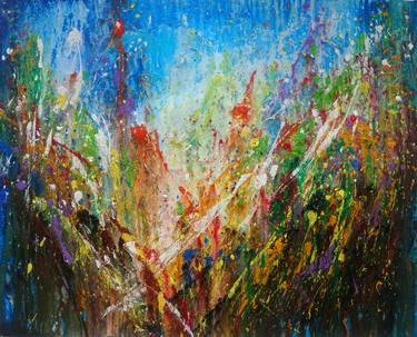 Print of Abstract Floral Paintings by Prithvi Kumar