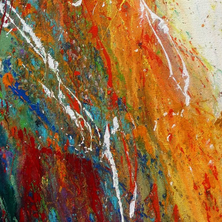 Original Abstract Expressionism Abstract Painting by Prithvi Kumar