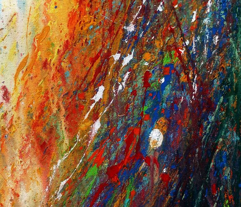 Original Abstract Painting by Prithvi Kumar