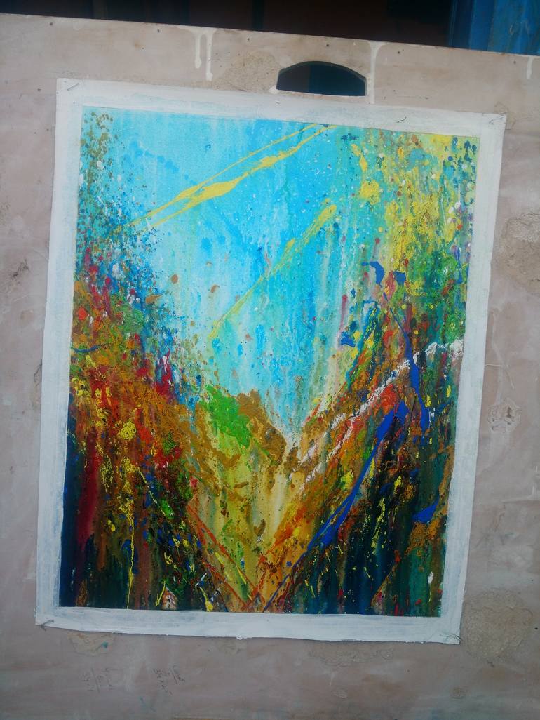 Original Abstract Painting by Prithvi Kumar