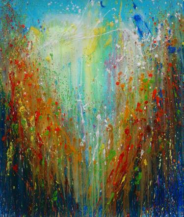 Original Abstract Expressionism Abstract Paintings by Prithvi Kumar