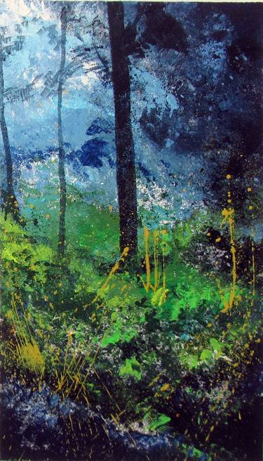 Print of Impressionism Nature Paintings by Prithvi Kumar
