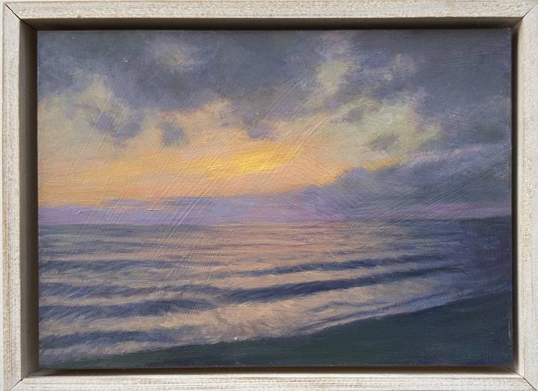 Original Classicism Seascape Painting by Nancy Bass