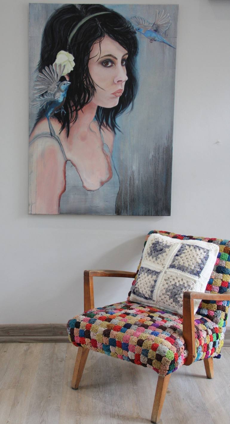 Original Figurative People Painting by Veronica Vosloo