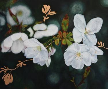 Print of Fine Art Floral Paintings by Veronica Vosloo