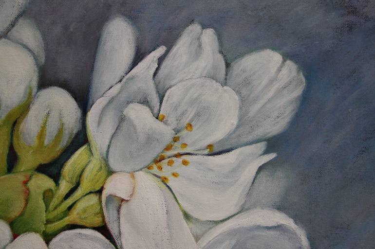 Original Floral Painting by Veronica Vosloo