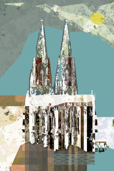Print of Expressionism Architecture Collage by Rufus Krieger