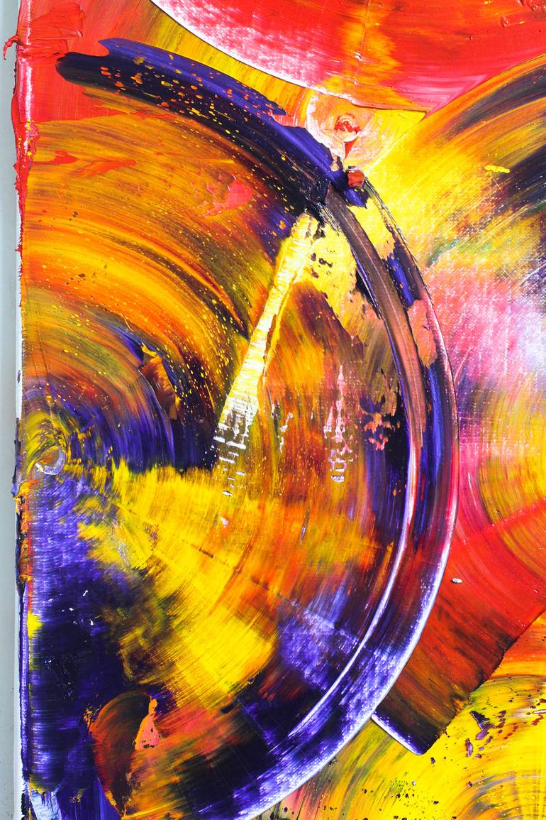 Original Abstract Expressionism Abstract Painting by Tássia Bianchini