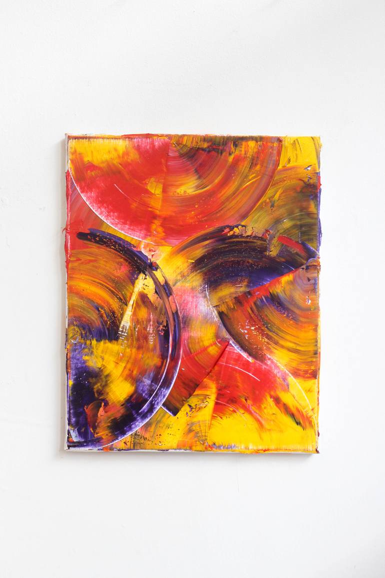 Original Abstract Expressionism Abstract Painting by Tássia Bianchini