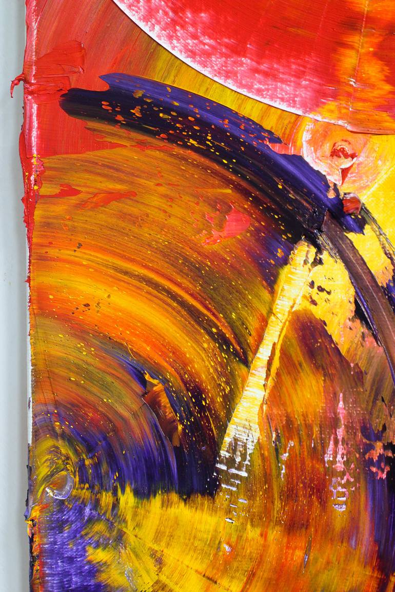 Original Abstract Expressionism Abstract Painting by Tássia Bianchini