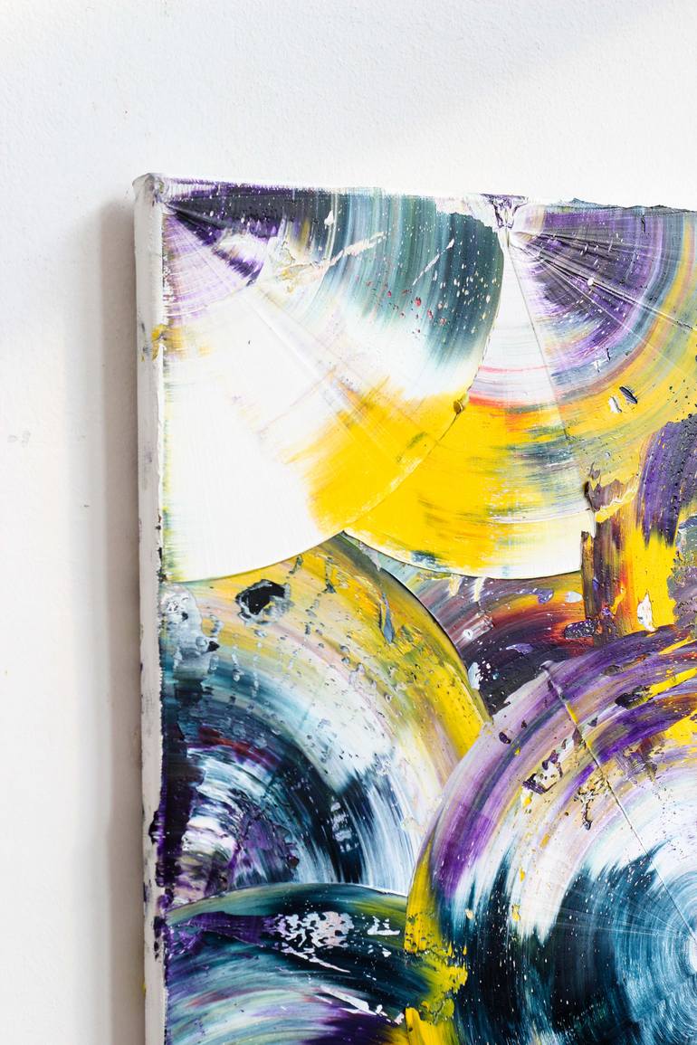 Original Abstract Expressionism Abstract Painting by Tássia Bianchini