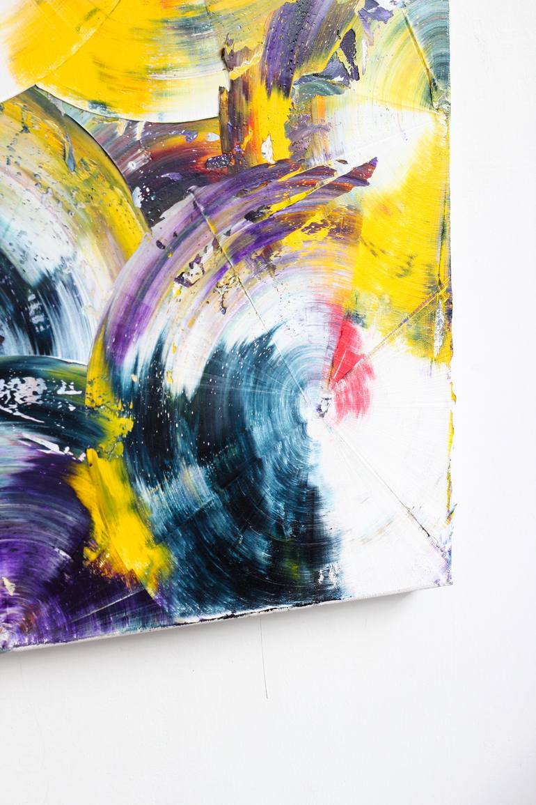 Original Abstract Expressionism Abstract Painting by Tássia Bianchini
