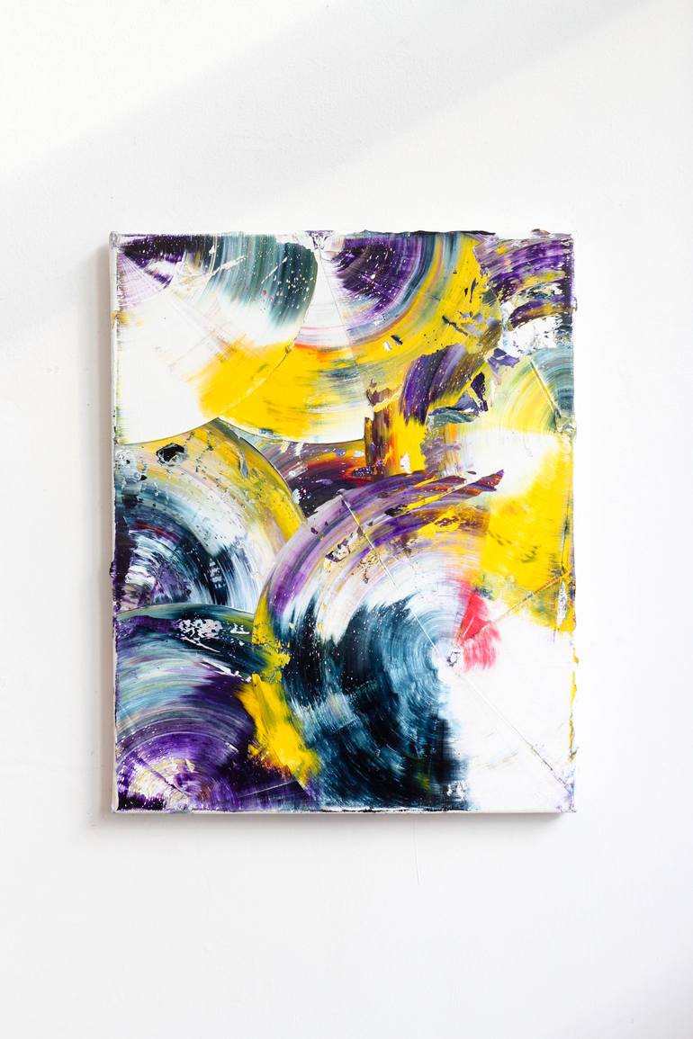 Original Abstract Expressionism Abstract Painting by Tássia Bianchini
