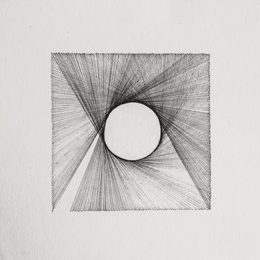 Original Abstract Geometric Drawings by Tássia Bianchini
