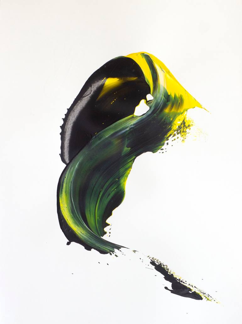 Original Abstract Expressionism Abstract Painting by Tássia Bianchini