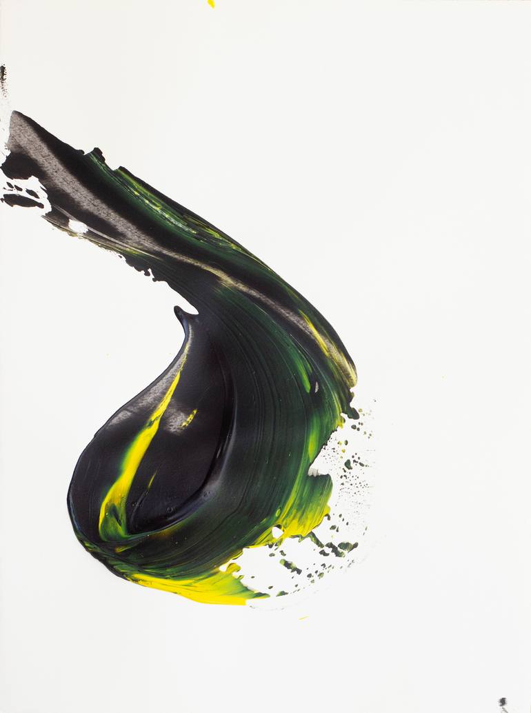 Original Abstract Expressionism Abstract Painting by Tássia Bianchini