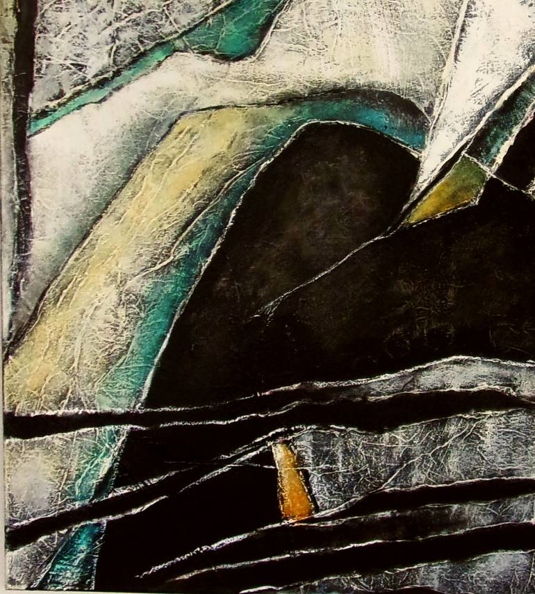 Original Abstract Expressionism Abstract Painting by Carla Raadsveld