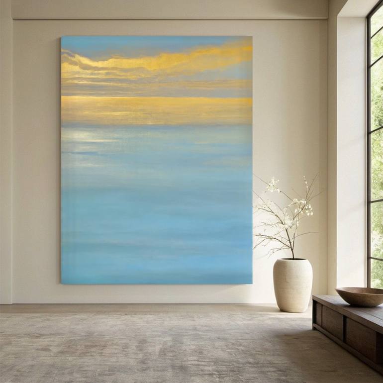 Original Contemporary Sunset Painting by Larissa Uvarova