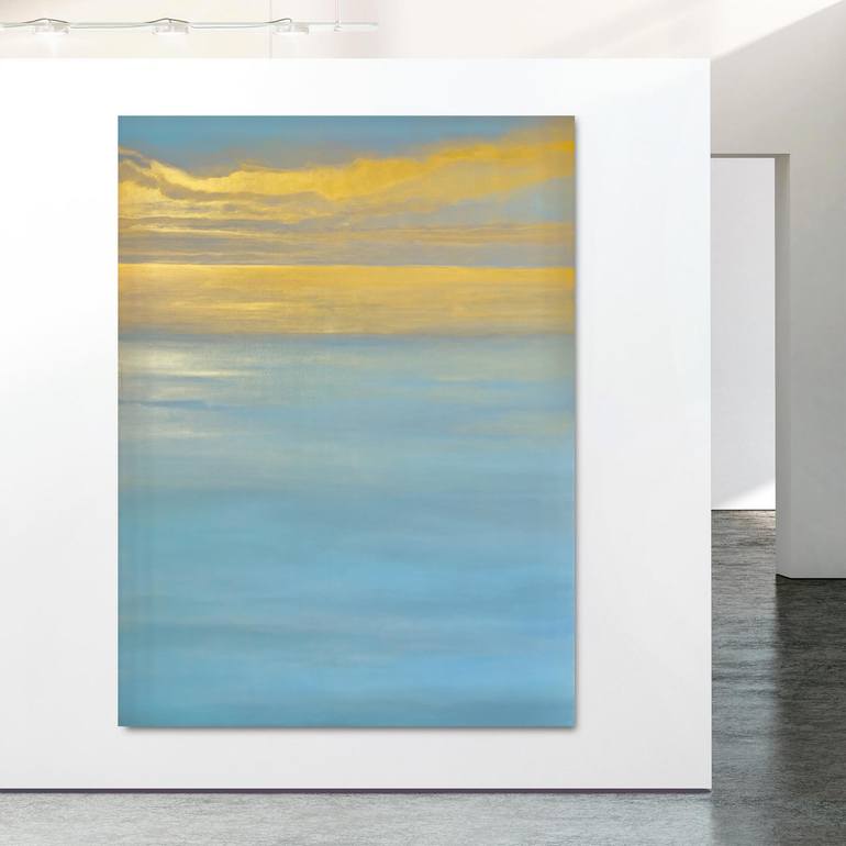 Original Contemporary Sunset Painting by Larissa Uvarova