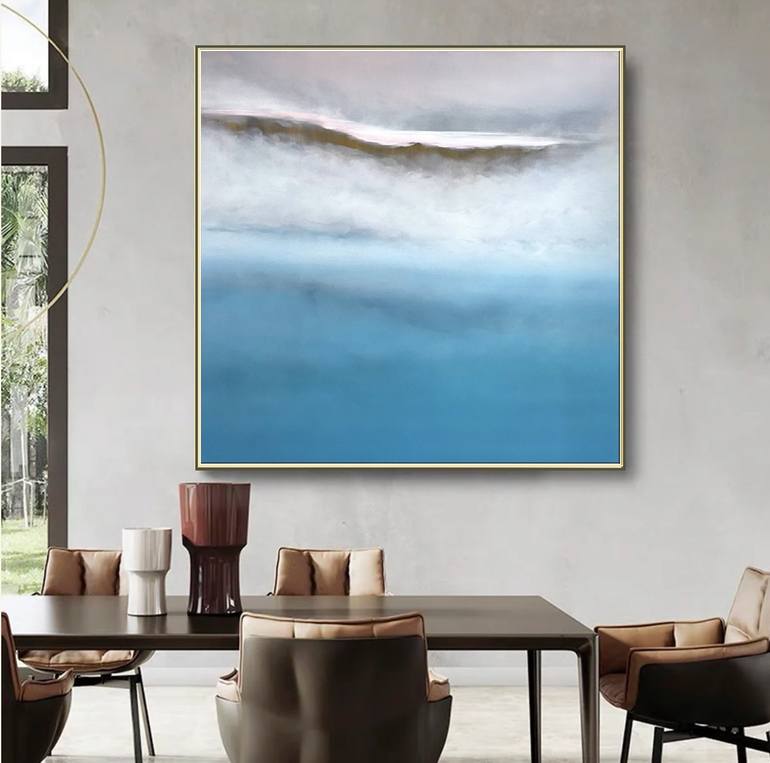 Original Contemporary Seascape Painting by Larissa Uvarova