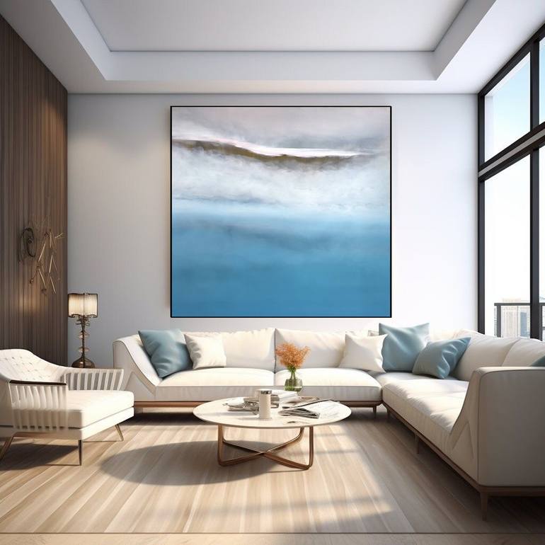 Original Contemporary Seascape Painting by Larissa Uvarova