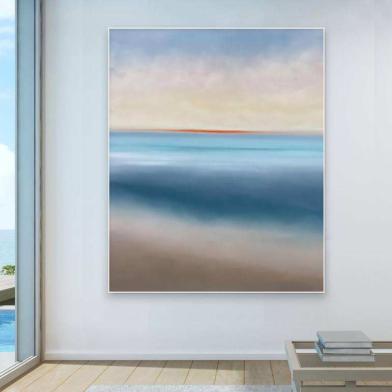 Original Contemporary Seascape Painting by Larissa Uvarova