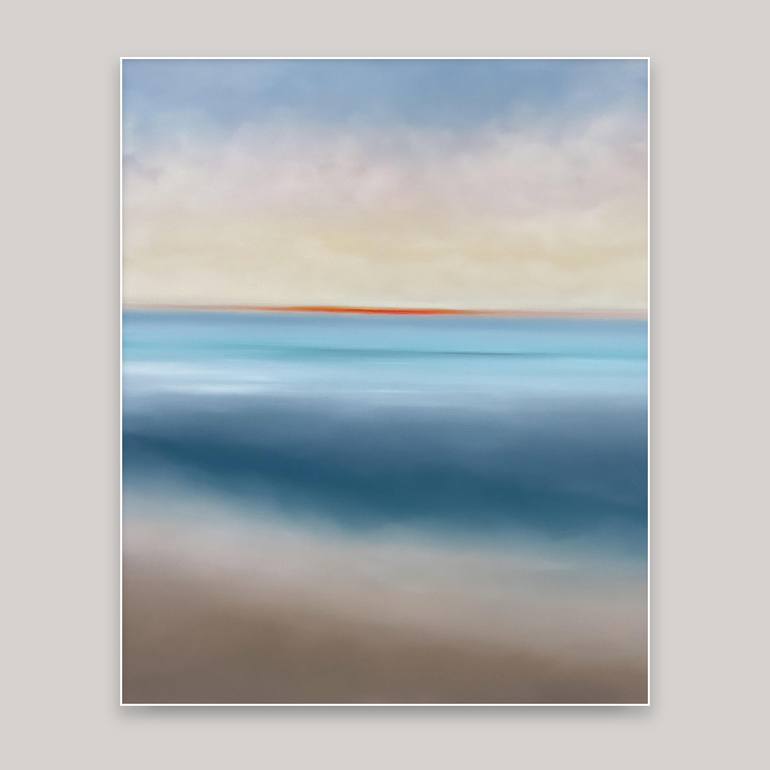 Original Contemporary Seascape Painting by Larissa Uvarova