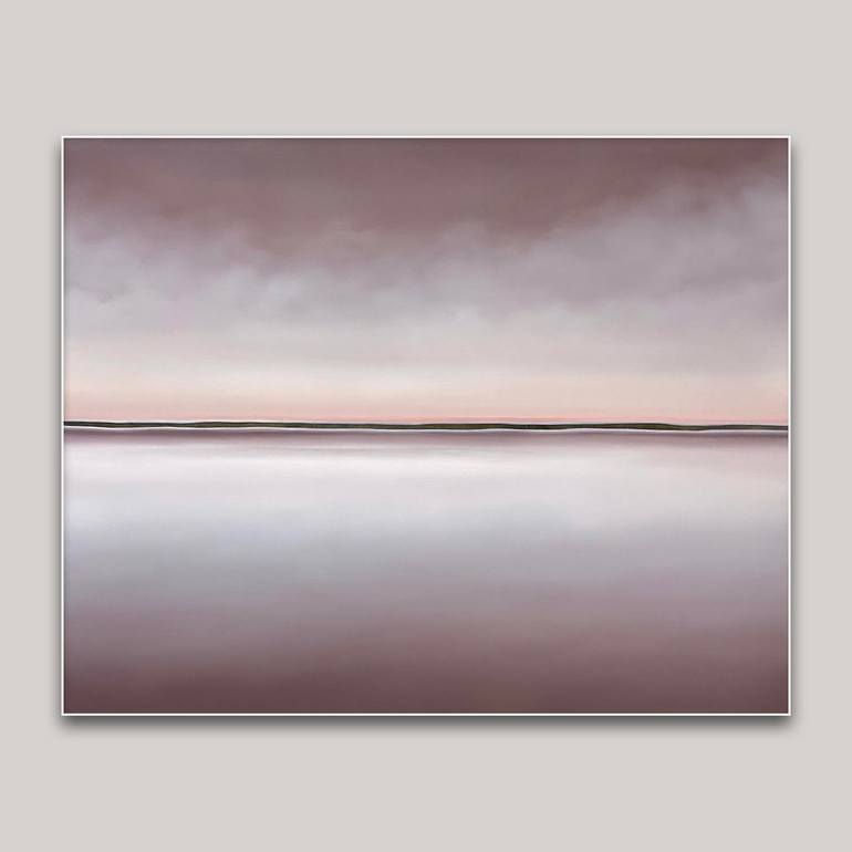 Original Abstract Seascape Painting by Larissa Uvarova