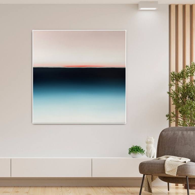 Original Surrealism Seascape Painting by Larissa Uvarova