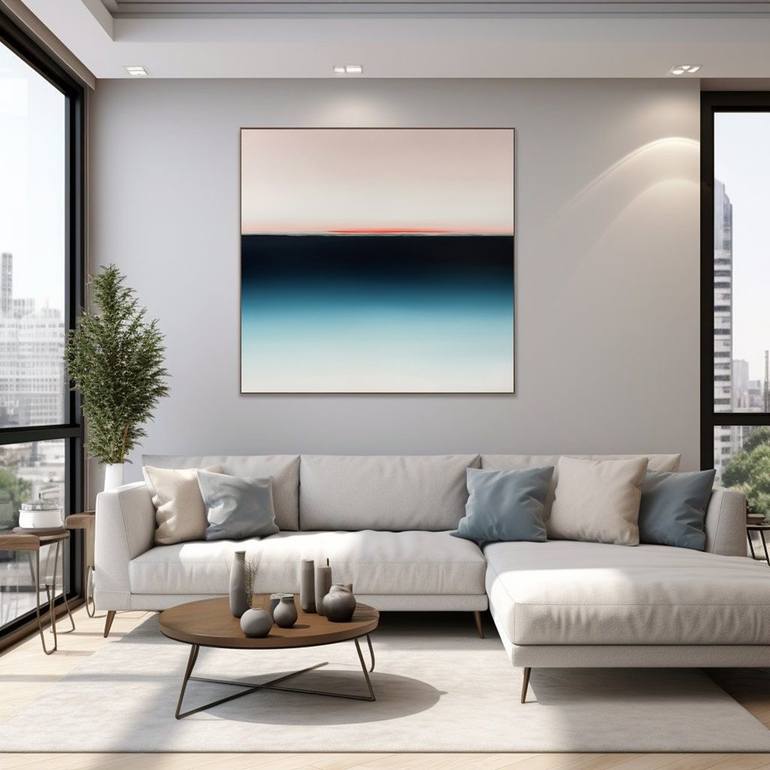 Original Surrealism Seascape Painting by Larissa Uvarova